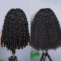 Half wig Brianna Same Style Burmese Curly  Top One Hair Skinlike Real HD Lace 180%Density