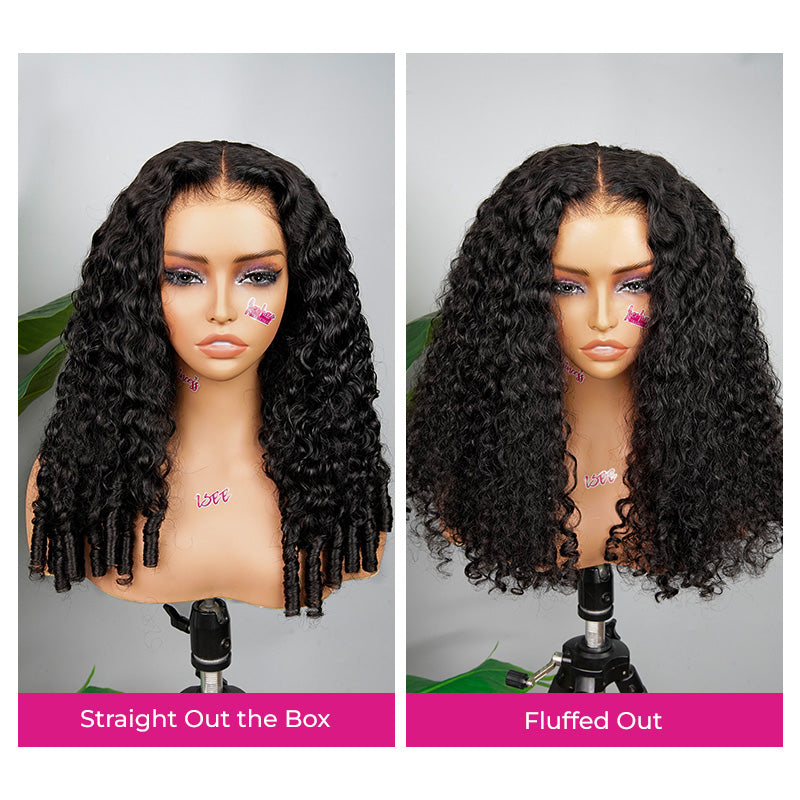 13X6 Burmese Curly Full Frontal Wig Pre Plucked Top1Hair Skinlike Real HD Lace 200%Density