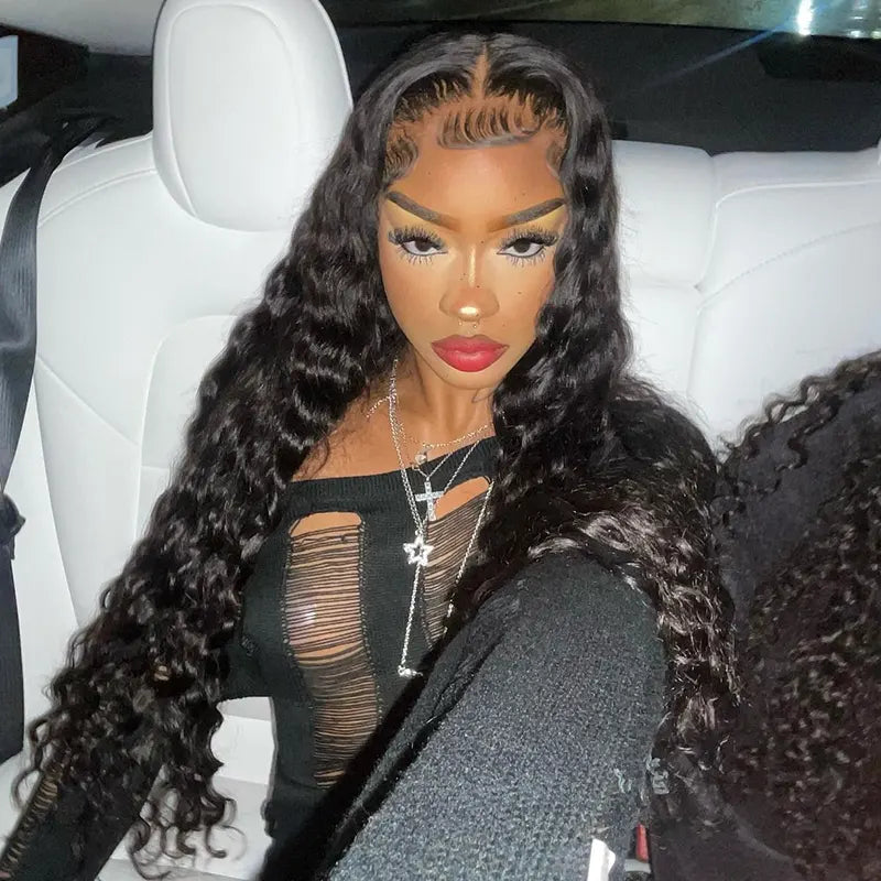 13X6 Loose Wave Full Frontal Wig Pre Plucked Top1Hair Skinlike Real HD Lace180%Density