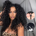 Burmese curly HD Lace 180%Density 13X6 Full Frontal Wig Silk Straight Pre Plucked