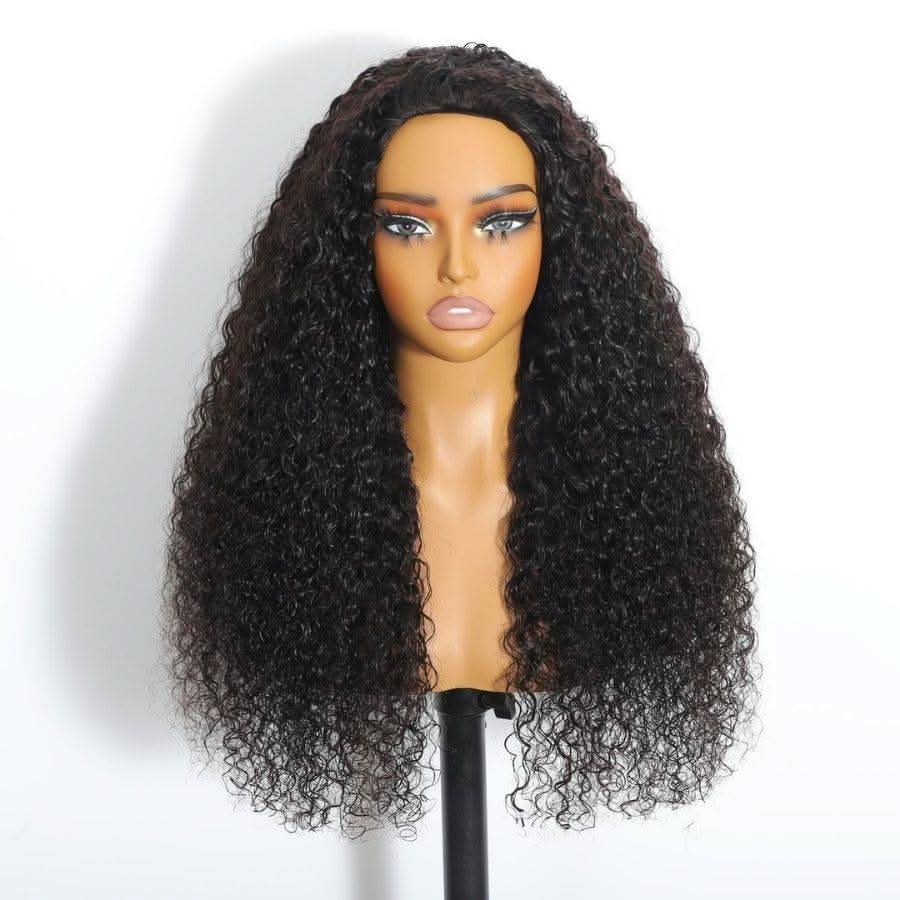 Half wig Brianna Same Style Deep Curly Top One Hair Skinlike Real HD Lace 200%Density